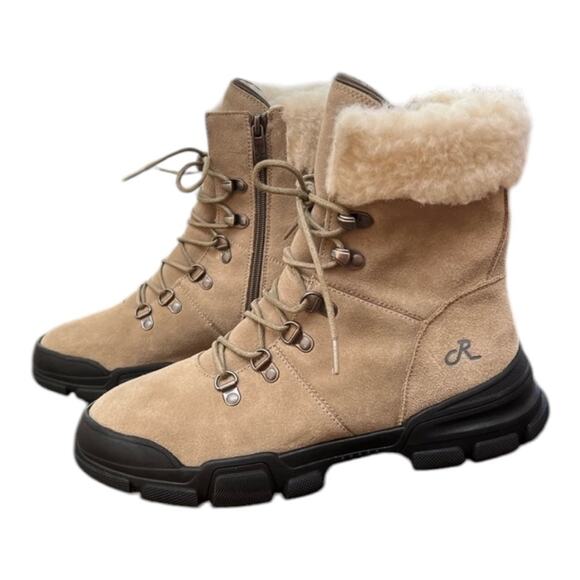 NWOT Religious Comfort Twin Sister Faux Fur Trimmed Boot - Sz 9 - Picture 3 of 8